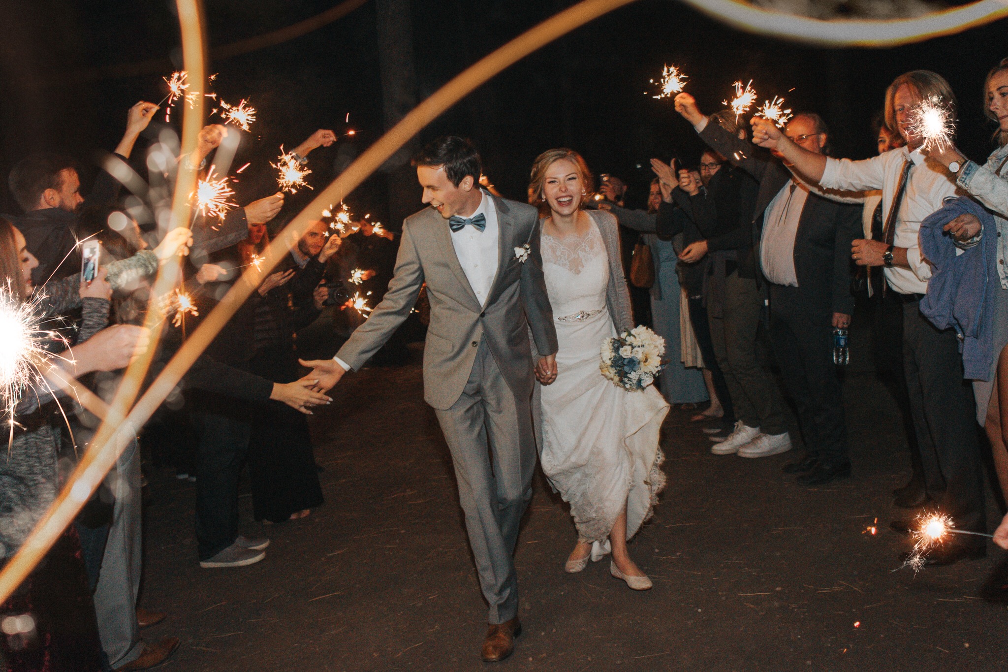 Wedding Sparkler Send off